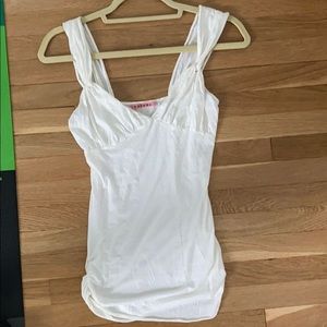 White tank top